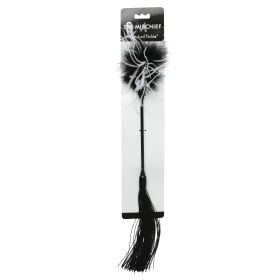 Sex And Mischief Whip And Tickler - Black