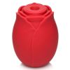 Mystic Rose Sucking And Vibrating Silicone Rose - Red