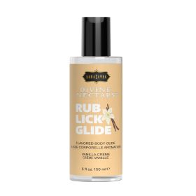 Divine Nectars Flavored Body Glide - Vanilla Creme - 5 Fl. Oz./ 150Ml