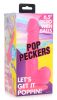 Pop Pecker 6.5 Inch Dildo With Balls - Pink