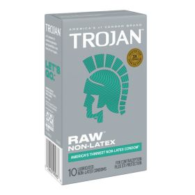 Trojan Raw Non-Latex 10 Pack