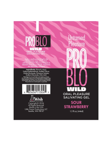 Problo Wild, Oral Pleasure Salivating Gel, Sour Strawberry 1.5oz