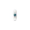 Silver Anchor Buttplug Kit - Clear Iridescent/teal