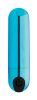 10X Rechargeable Vibrating Metallic Bullet - Blue