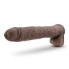Au Naturel - Daddy - 14 Inch Sensa Feel Dual Density Dildo - Chocolate
