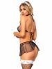 4 Pc Flirty French Maid - One Size - Black/White