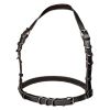 Euphoria Collection Plus Size Halter Buckle Harness - Black