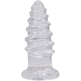 Crystal Jellies - Anal Twist - 7 Inch Clear