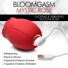 Mystic Rose Sucking And Vibrating Silicone Rose - Red