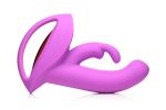 10X Come Hither Rocket Silicone Vibrator - Purple