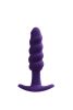 Twist Rechargeable Anal Vibe - Deep Purple