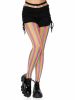 Neon Rainbow Striped Fishnet Tights - One Size - Multicolor