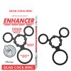 Enhancer Quad Cockring - Black