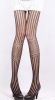 Blancho LZSA010-1 Sexy Black Sheer Striped Lace Stocking