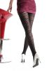 Blancho LZSA031-1 Sexy Black Sheer Tilted Striped Stocking