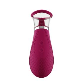 Scioness - Sucking And Licking Clitoral Stimulator - Wine Purple