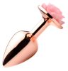 Pink Rose Gold Anal Plug - Small