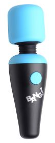 10X Vibrating Mini Silicone Wand - Blue