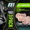M for Men - 3-Pack Self-Lubricating Vibrating Stroker Sleeve Kit - Vanilla