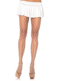 Xena Spandex Diamond Tights - One Size - White