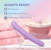 Play With Me Silicone Double Ended Vibrator - Purple