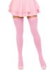 Opaque Nylon Thigh Highs - One Size - Pink