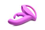 10X Come Hither Rocket Silicone Vibrator - Purple