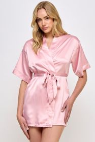 1947 Getting Ready Robe (Color: Rose Pink, size: 3X)