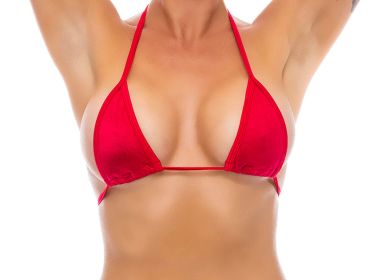 Micro Triangle Bikini Top (Color: Fuchsia)