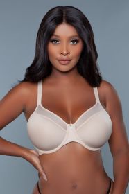 2215 Seamless Kristy Full Coverage Bra (Color: Nude, size: A)