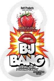 Bj Bang 1pc Oral Sex Popping Candy (Option: Strawberry 10gm)
