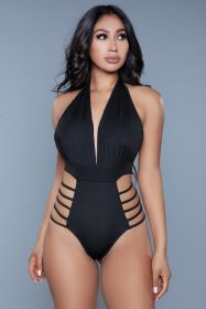 1972 Willow Swimsuit (Color: black, size: L)