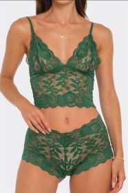 2789 Eye On You 2 Piece Set (Color: Military Green, size: M)