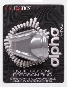 Alpha Liquid Silicone Ring (Color: Grey, Option: Precision)