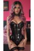 Lavish Clear Black Overbust Corset
