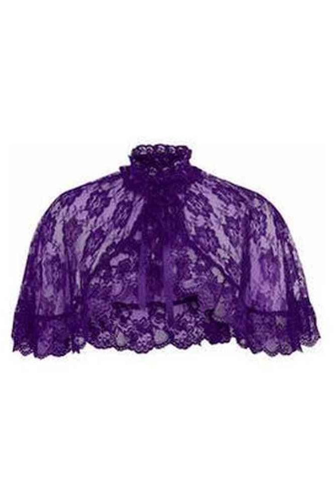Purple Lace Cape (Size: One Size)