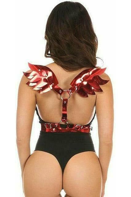 Red Metallic Angel Wings (Size: Regular)