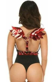Red Metallic Angel Wings (Size: Regular)