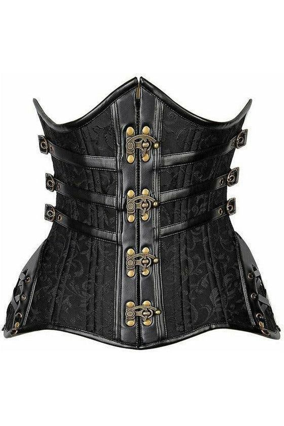 Top Drawer CURVY Steampunk Steel Double Boned Under Bust Corset (Size: Small)